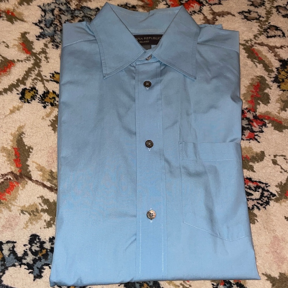 Vintage Banana Republic Mens’s Relaxed Dress Shirt